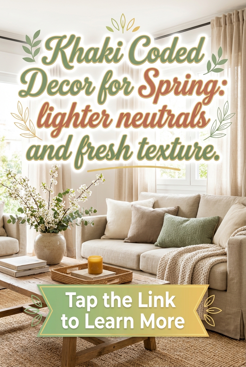 Khaki Coded Decor for Spring: lighter neutrals and fresh texture - photo 2