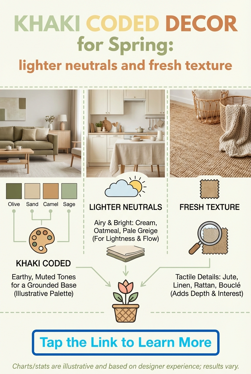 Khaki Coded Decor for Spring: lighter neutrals and fresh texture - photo 4
