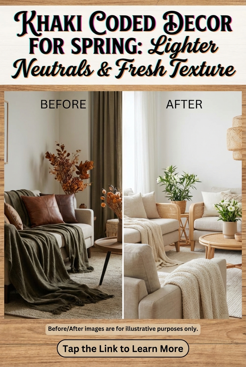 Khaki Coded Decor for Spring: lighter neutrals and fresh texture - photo 5
