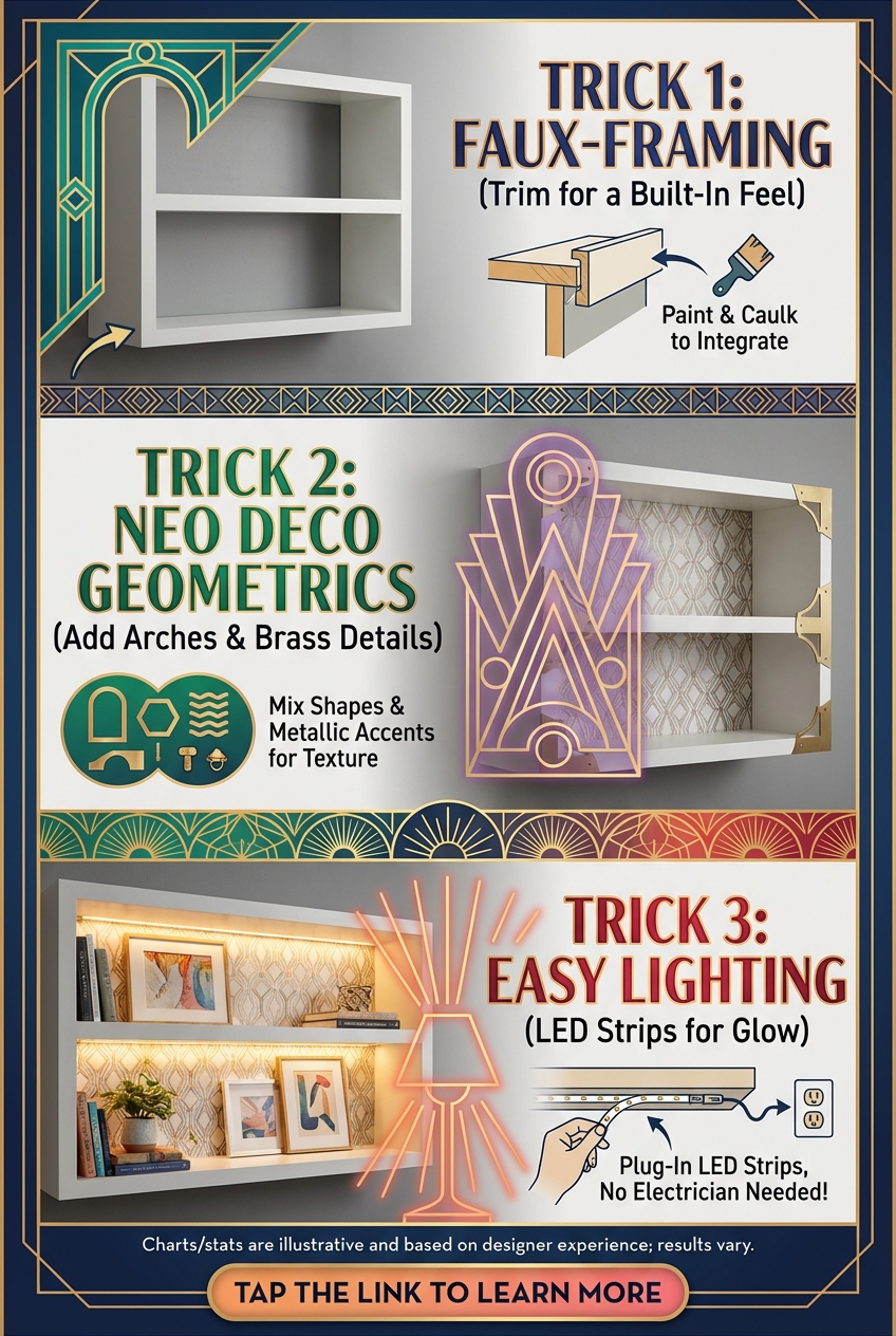 DIY Built-In Look: Easy Neo Deco Shelving Tricks - photo 4