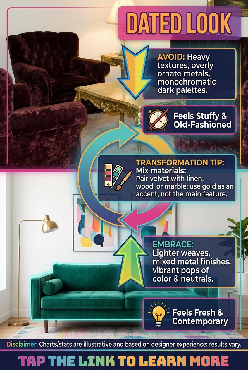 How to Keep Velvet and Gold from Feeling Dated - photo 4
