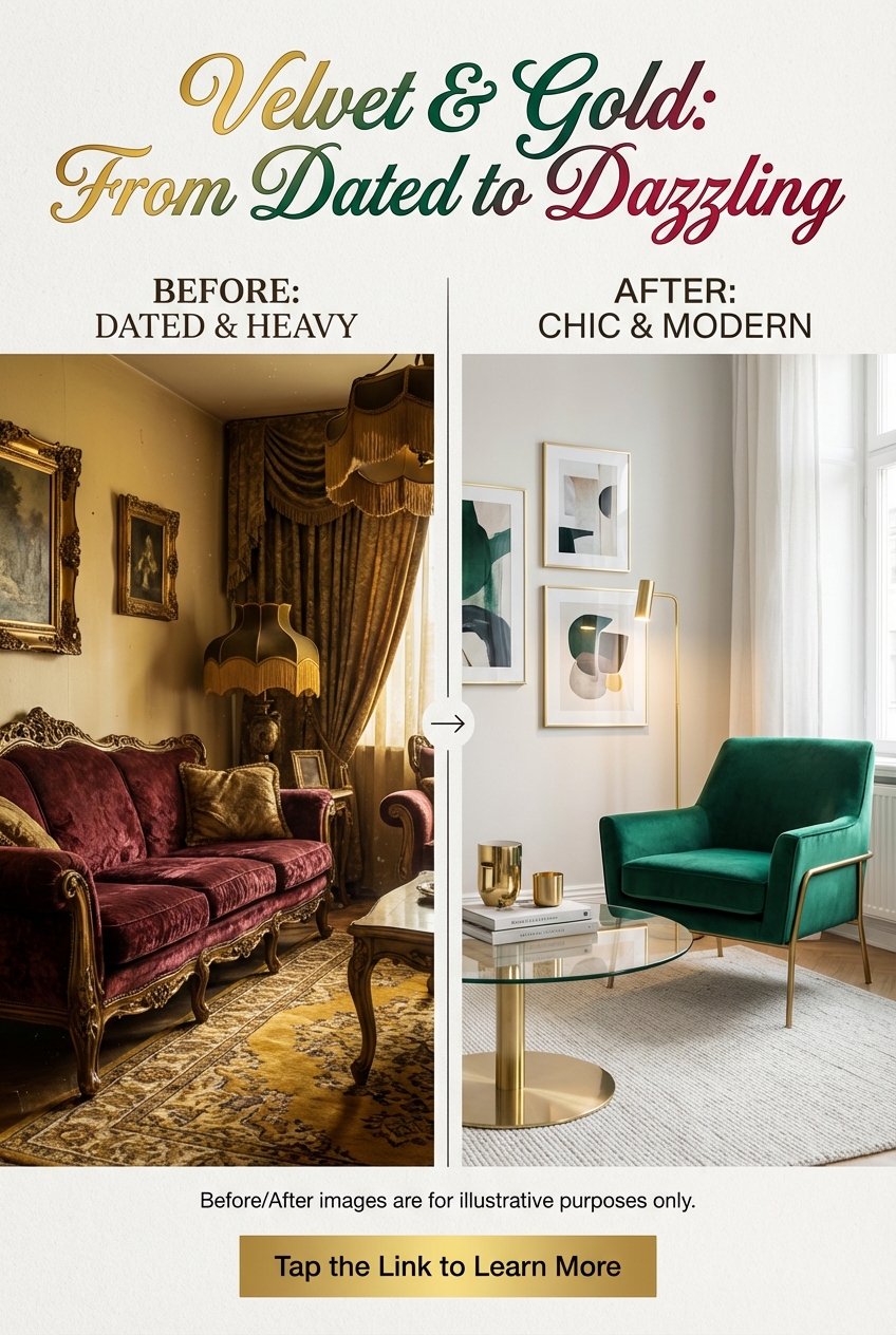 How to Keep Velvet and Gold from Feeling Dated - photo 5
