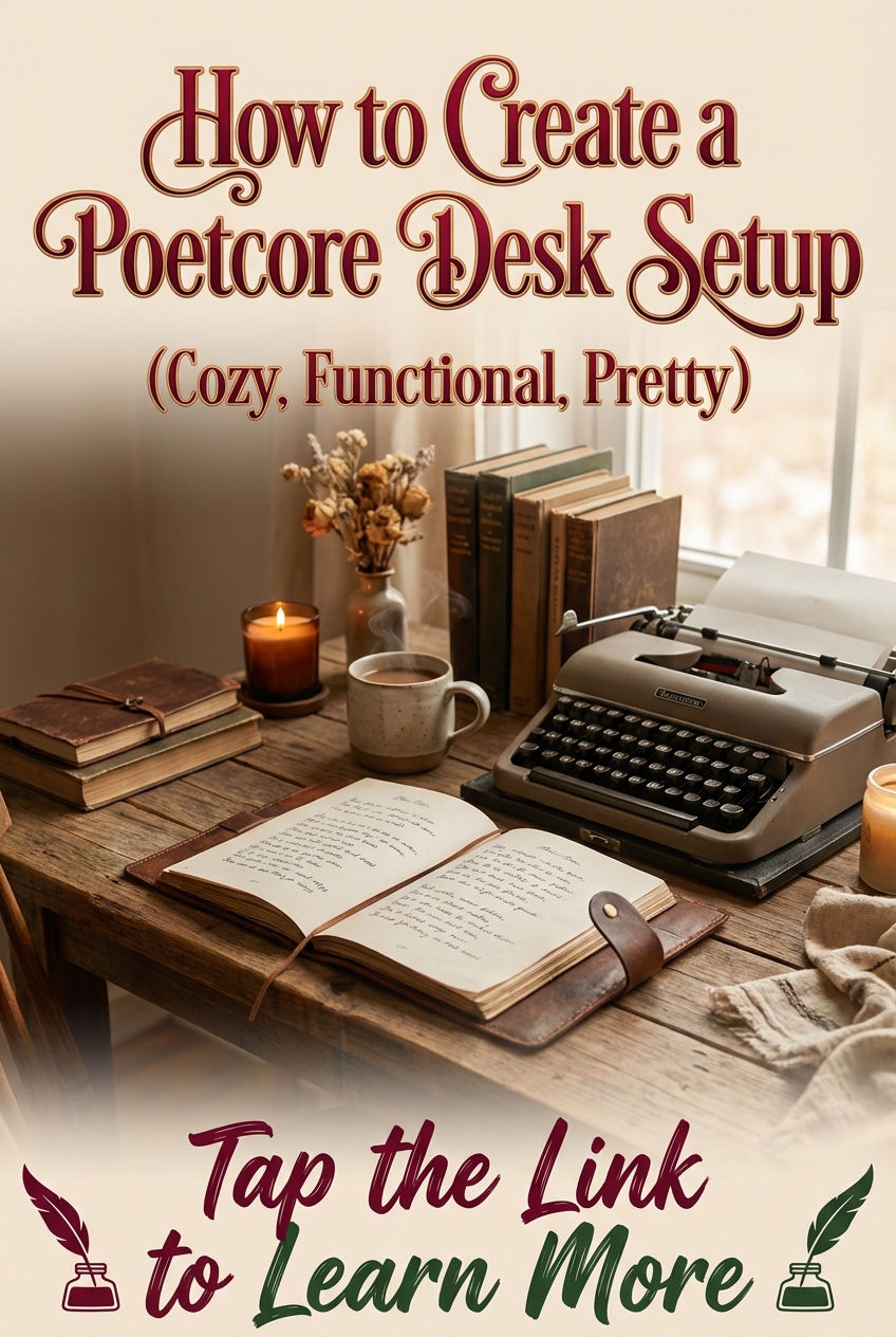 How to Create a Poetcore Desk Setup (Cozy, Functional, Pretty) - photo 2