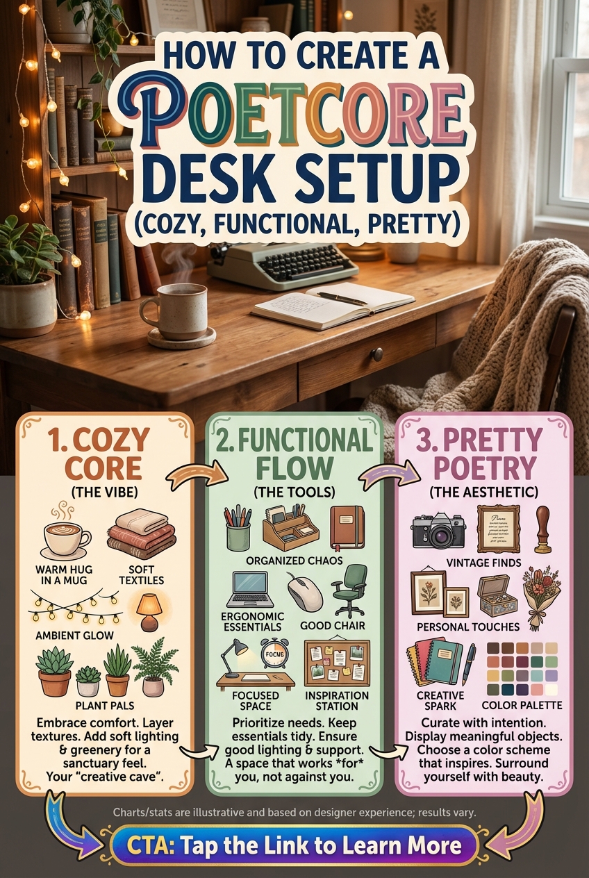 How to Create a Poetcore Desk Setup (Cozy, Functional, Pretty) - photo 4