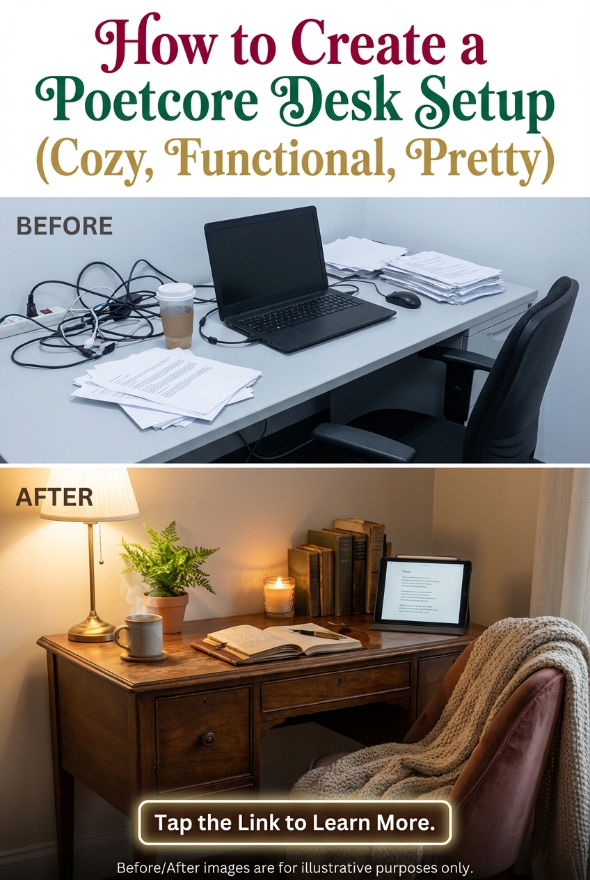 How to Create a Poetcore Desk Setup (Cozy, Functional, Pretty) - photo 5