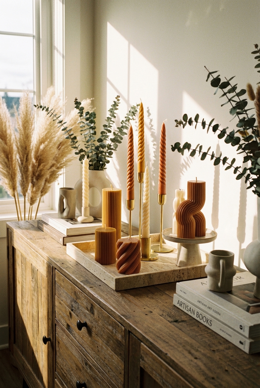 Candle Styling Ideas: Make Candles Look Like Decor