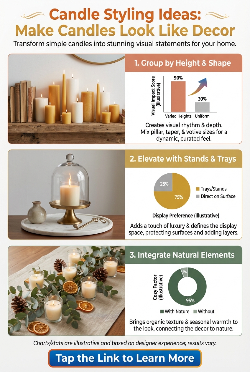 Candle Styling Ideas: Make Candles Look Like Decor - photo 3