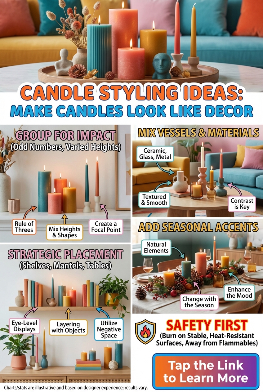 Candle Styling Ideas: Make Candles Look Like Decor - photo 4