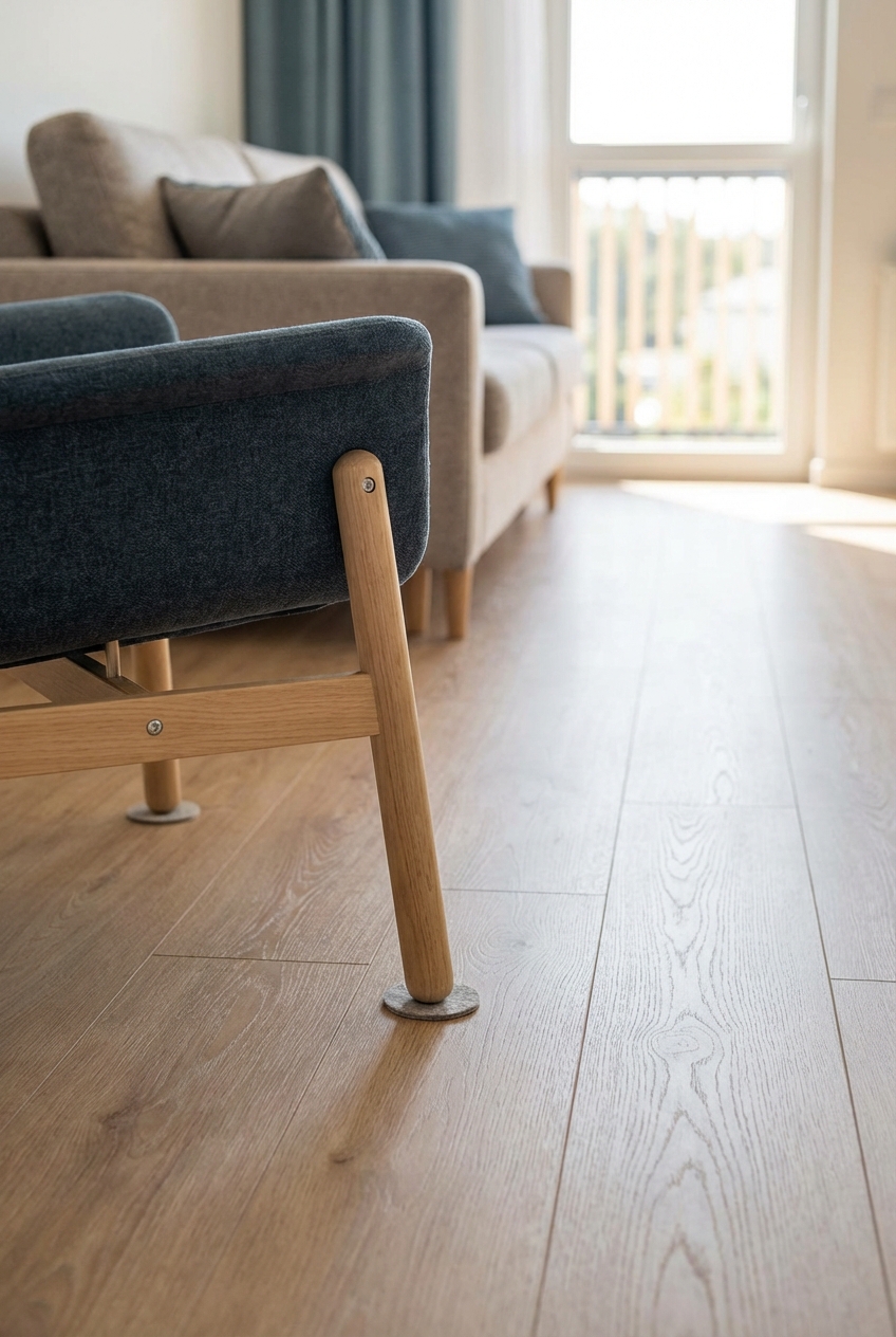Stop Your Couch and Furniture from Sliding on Laminate Floors: 10 Fixes That Keep Walkways Clear
