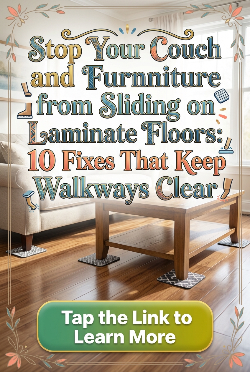 Stop Your Couch and Furniture from Sliding on Laminate Floors: 10 Fixes That Keep Walkways Clear - photo 2