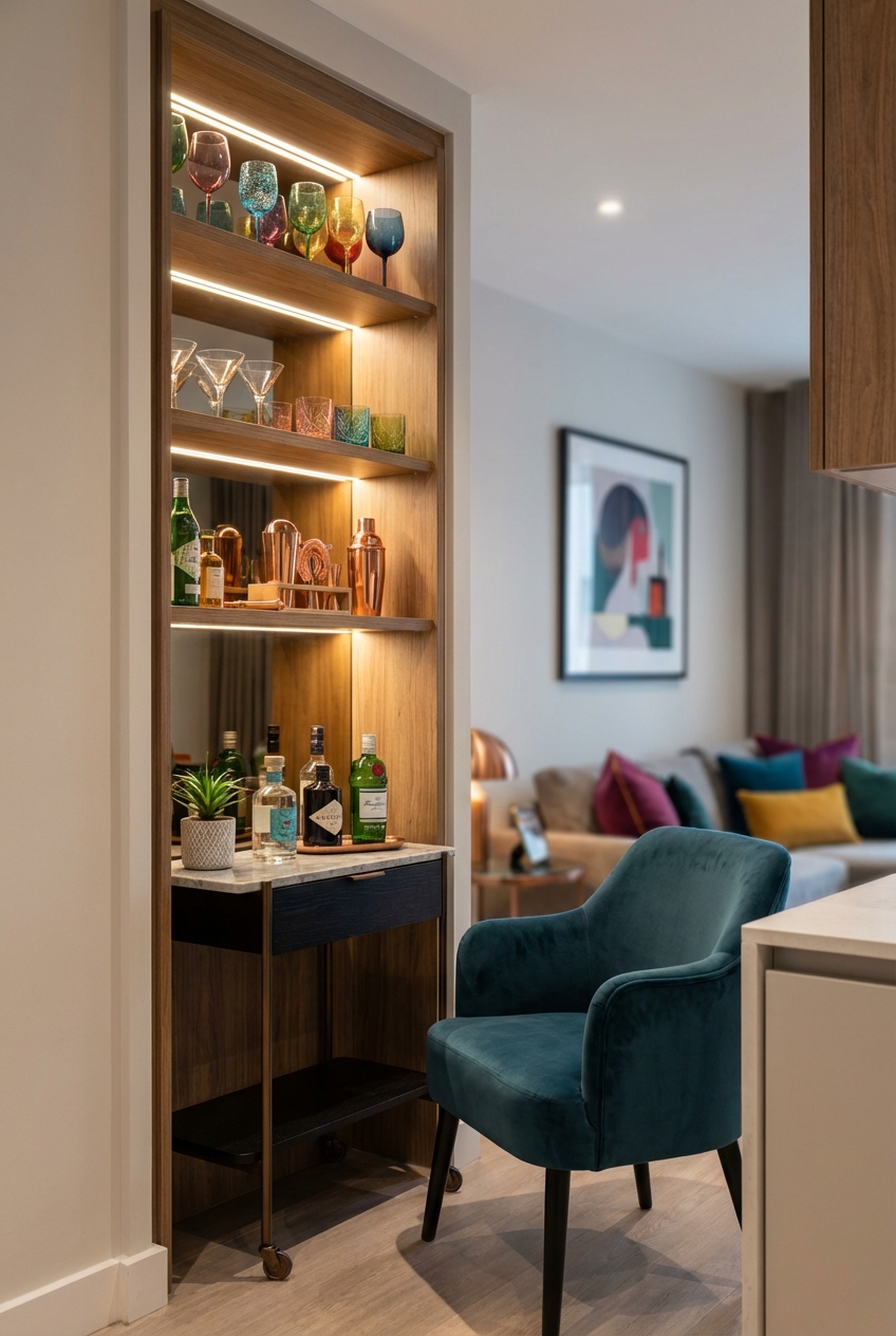 5 Tips for Small Home Bar Areas in Tight Spaces
