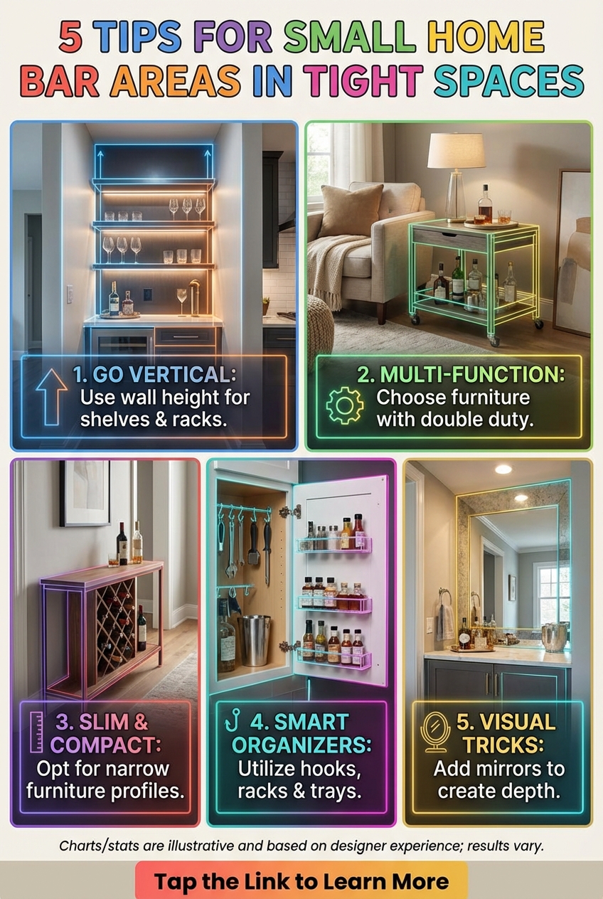 5 Tips for Small Home Bar Areas in Tight Spaces - photo 4