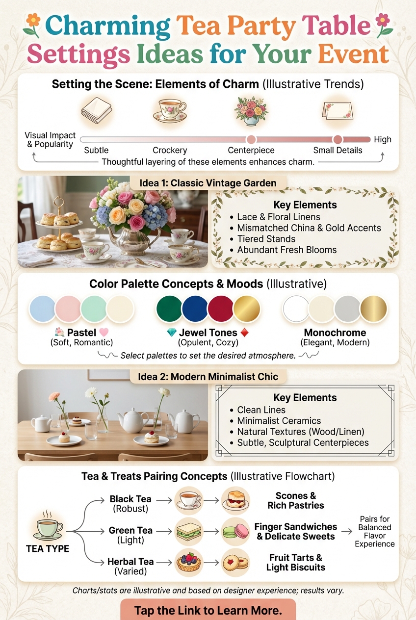 Charming Tea Party Table Settings Ideas for Your Event - photo 3