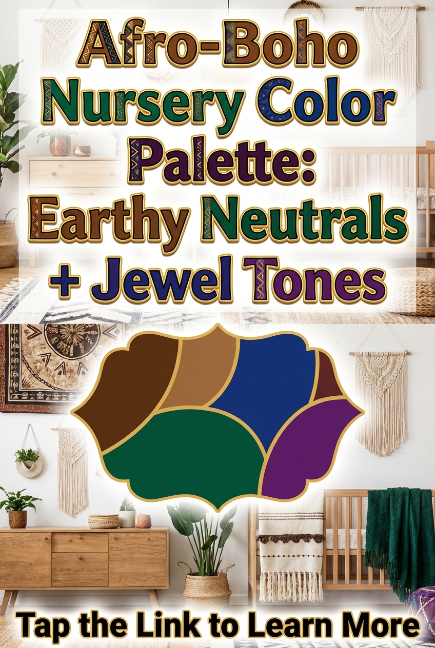 Afro-Boho Nursery Color Palette: Earthy Neutrals + Jewel Tones - photo 2