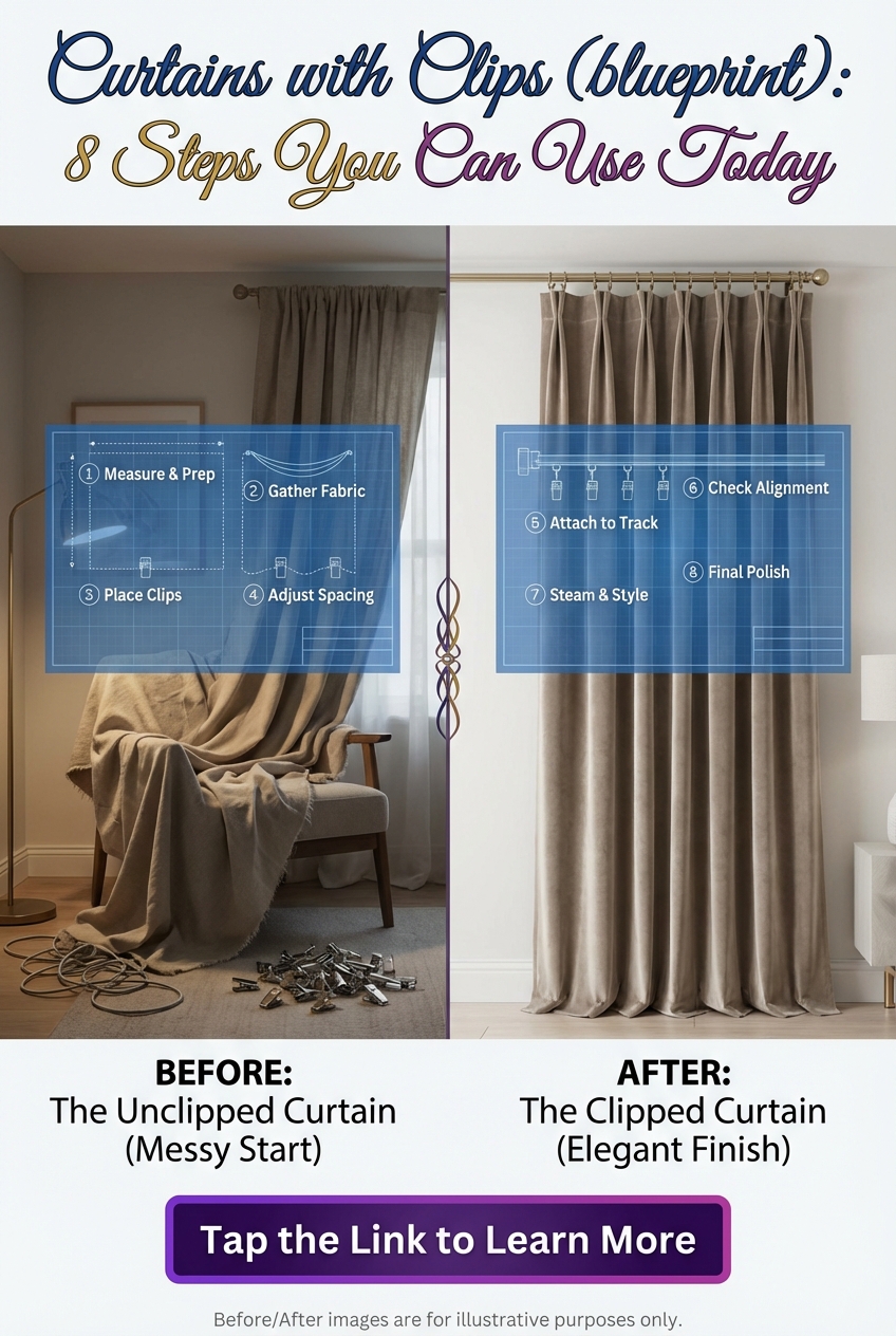 Curtains with Clips (blueprint): 8 Steps You Can Use Today - photo 5