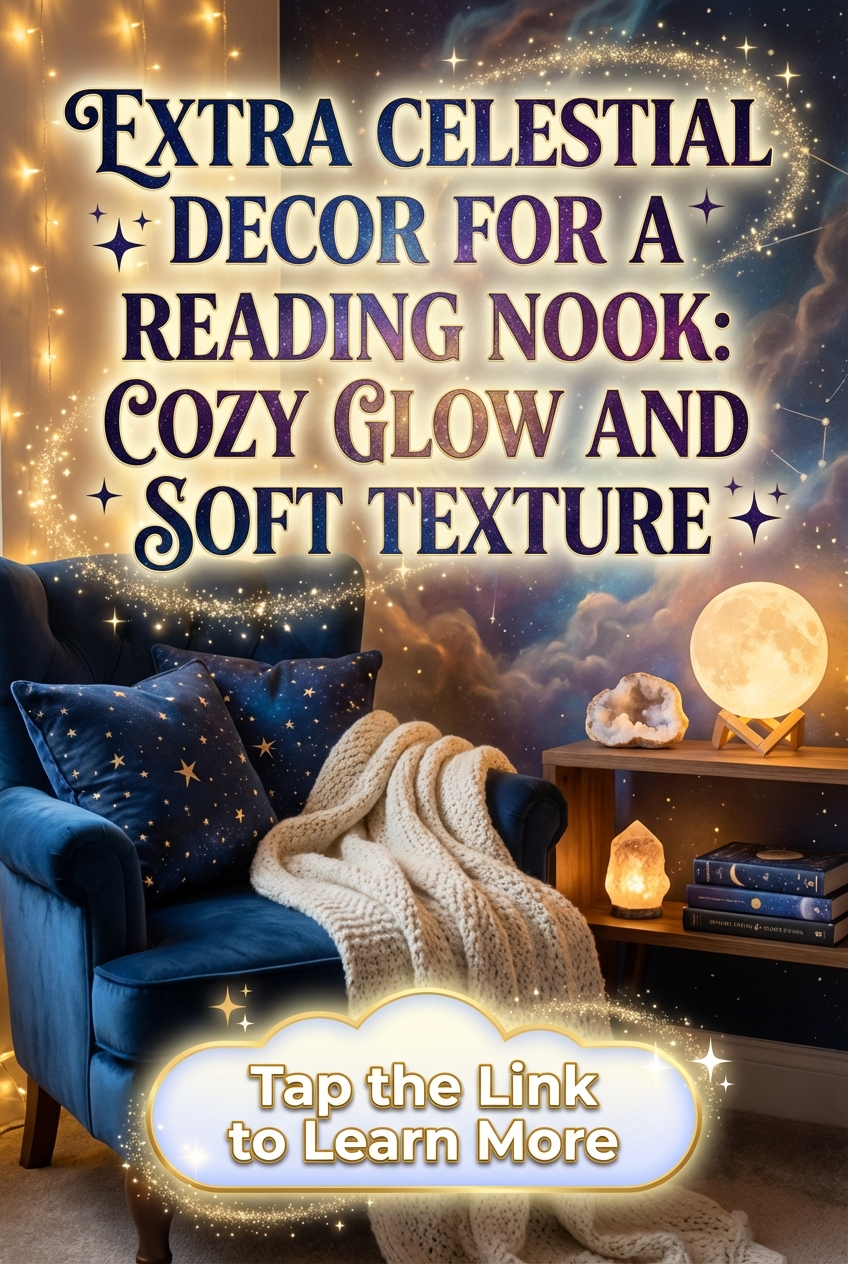 Extra Celestial Decor for a Reading Nook: Cozy Glow and Soft Texture - photo 2