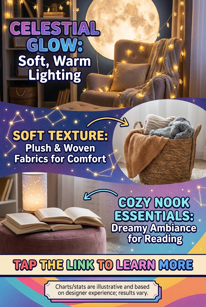 Extra Celestial Decor for a Reading Nook: Cozy Glow and Soft Texture - photo 4
