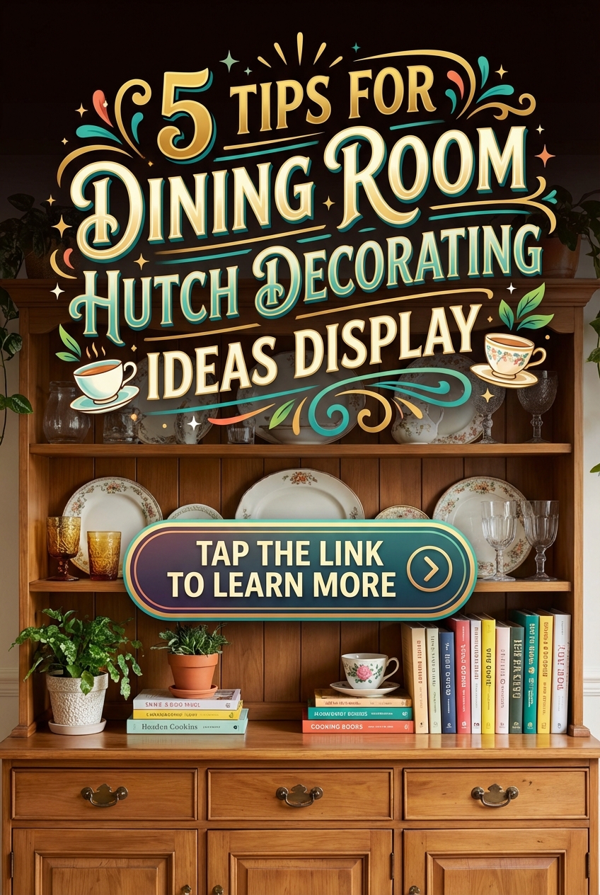 5 Tips for Dining Room Hutch Decorating Ideas Display - photo 2