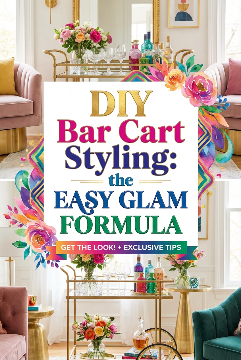 DIY Bar Cart Styling: the easy glam formula - photo 2