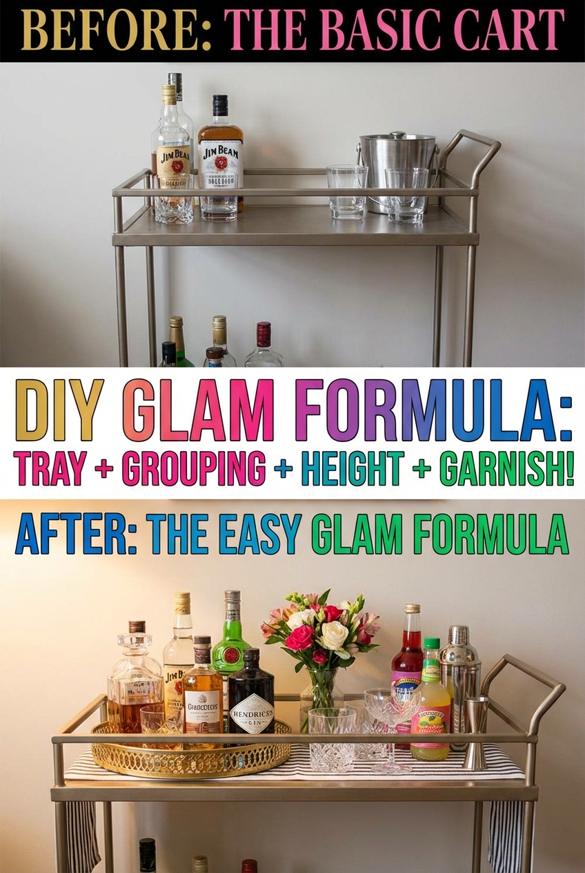 DIY Bar Cart Styling: the easy glam formula - photo 5