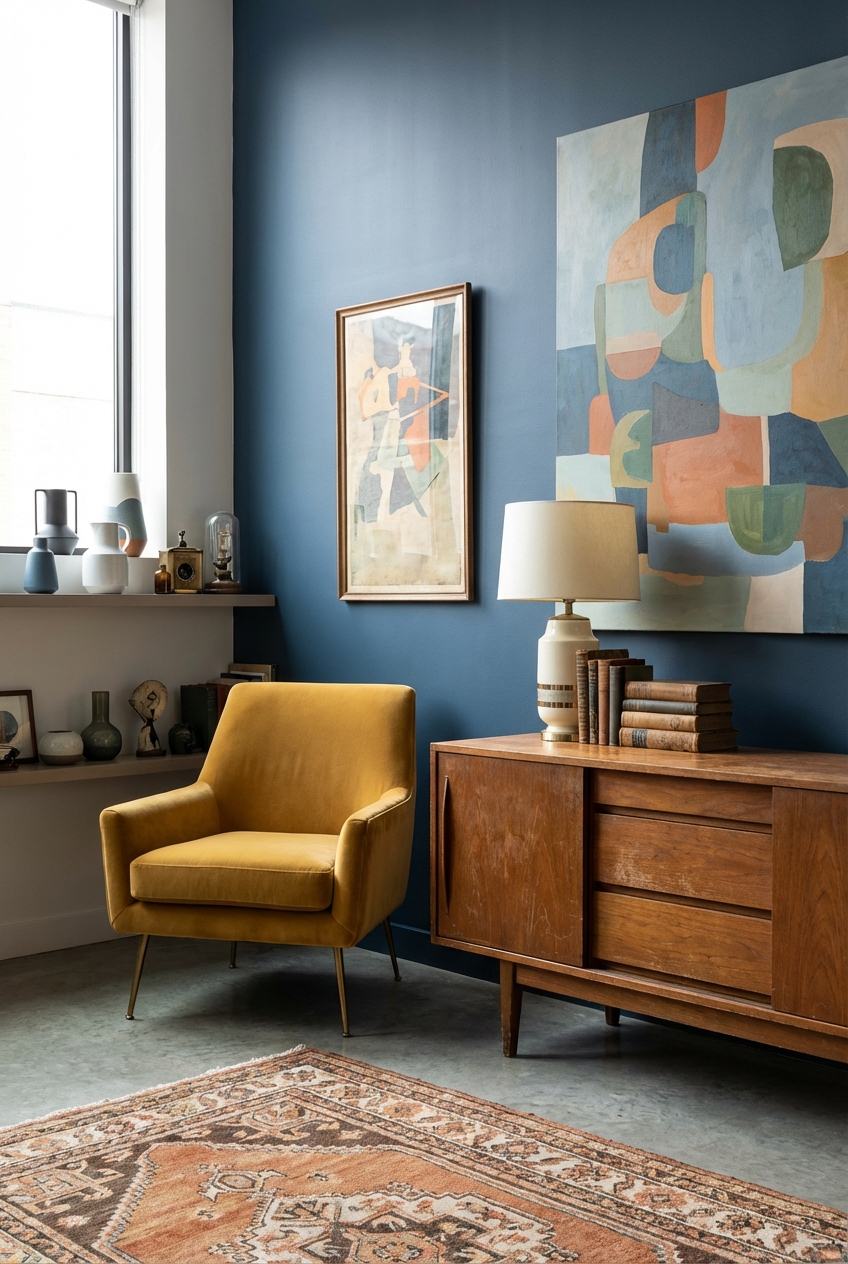 How to Mix New Furniture with Vintage Finds (Throwback Kid Tips)