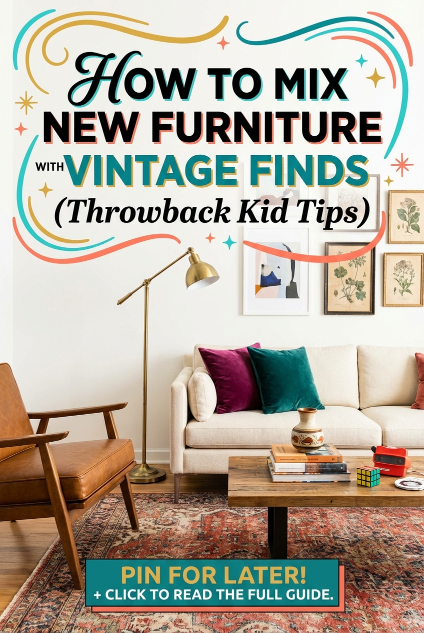 How to Mix New Furniture with Vintage Finds (Throwback Kid Tips) - photo 2