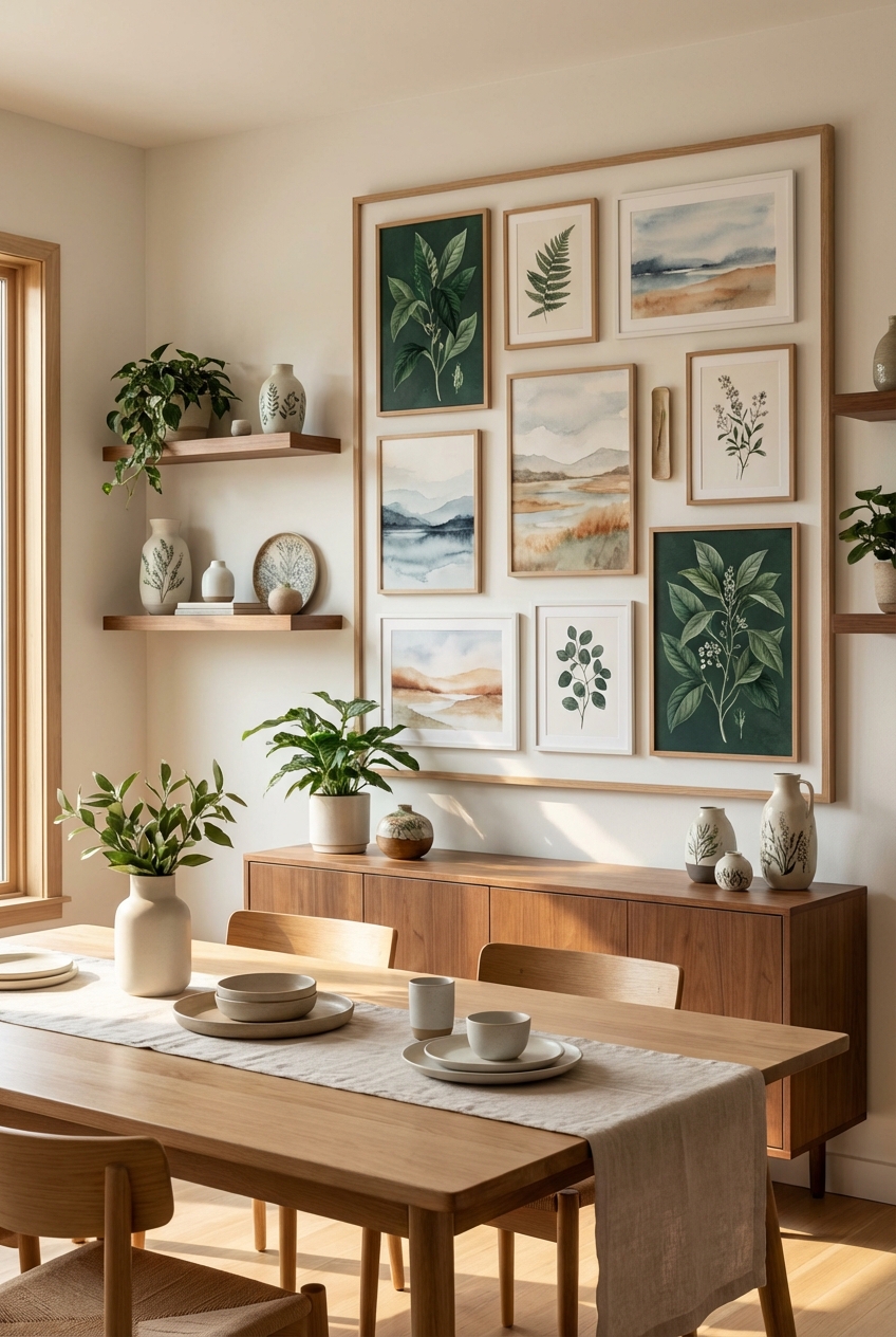 Wilderkind Wall Decor for Dining Rooms: Botanicals and Soft Landscapes