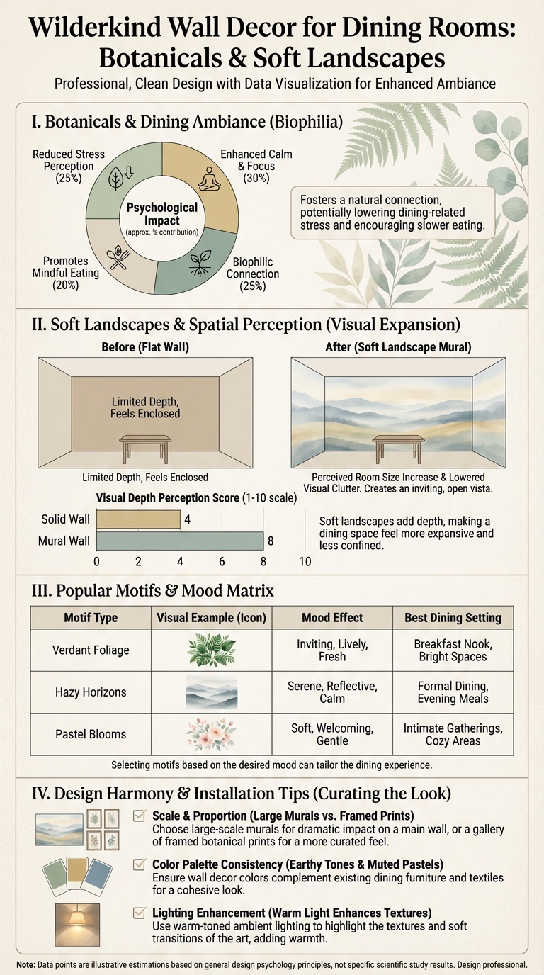 Wilderkind Wall Decor for Dining Rooms: Botanicals and Soft Landscapes - photo 3