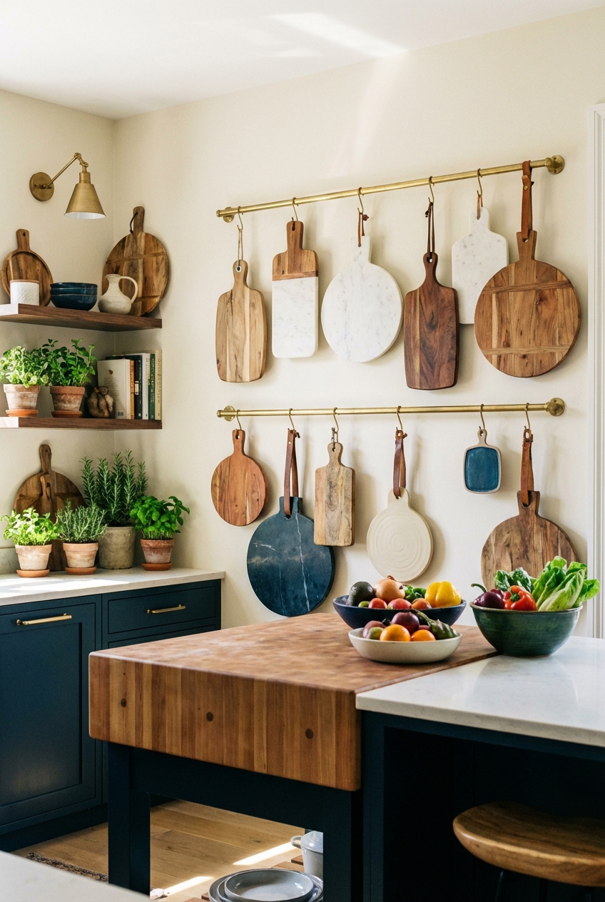 Cutting Board Display Ideas for Stylish Kitchens