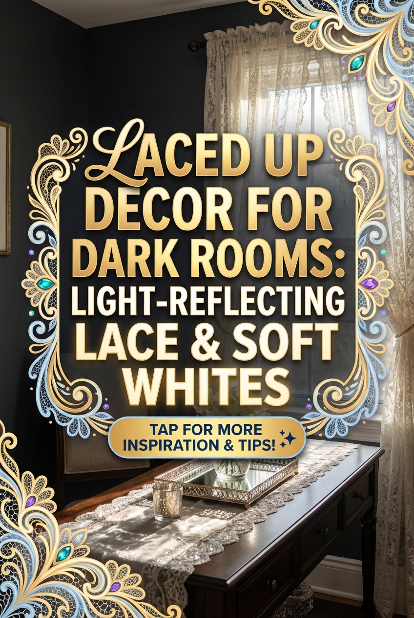 Laced Up Decor for Dark Rooms: Light-Reflecting Lace and Soft Whites - photo 2