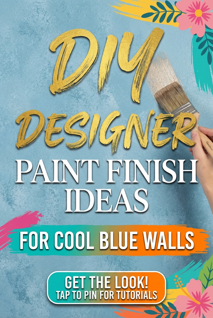 DIY “Designer” Paint Finish Ideas for Cool Blue Walls - photo 2