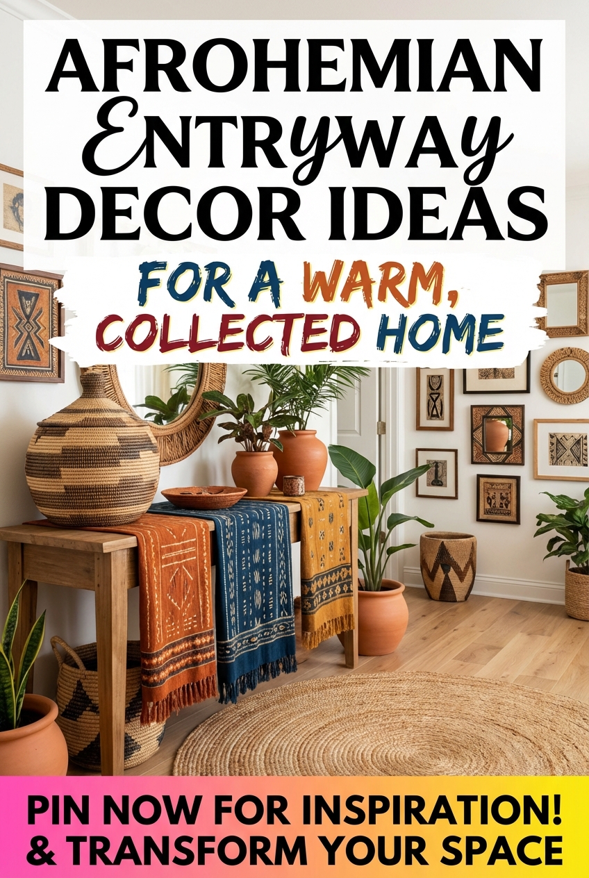 Afrohemian Entryway Decor Ideas for a Warm, Collected Home - photo 2