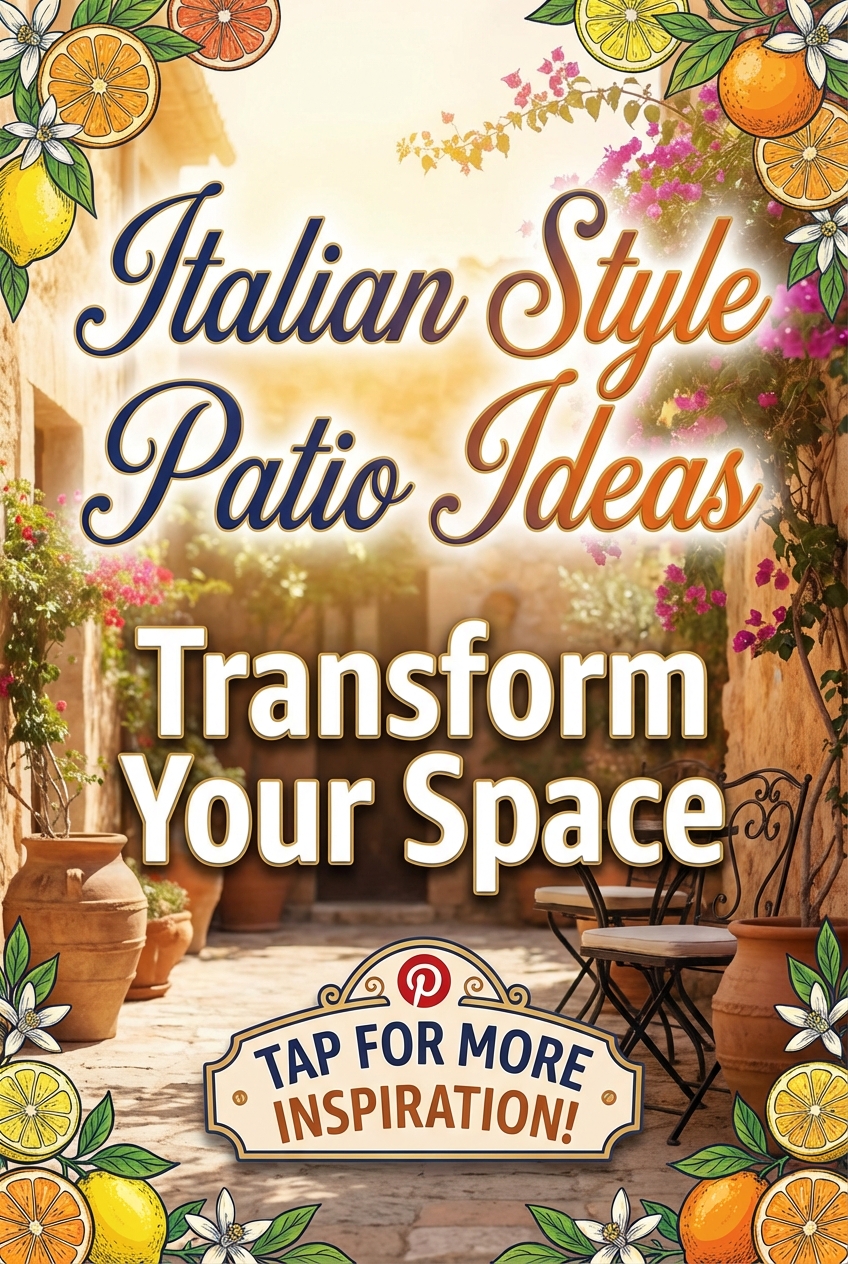 Italian Style Patio Ideas Transform Your Space - photo 2