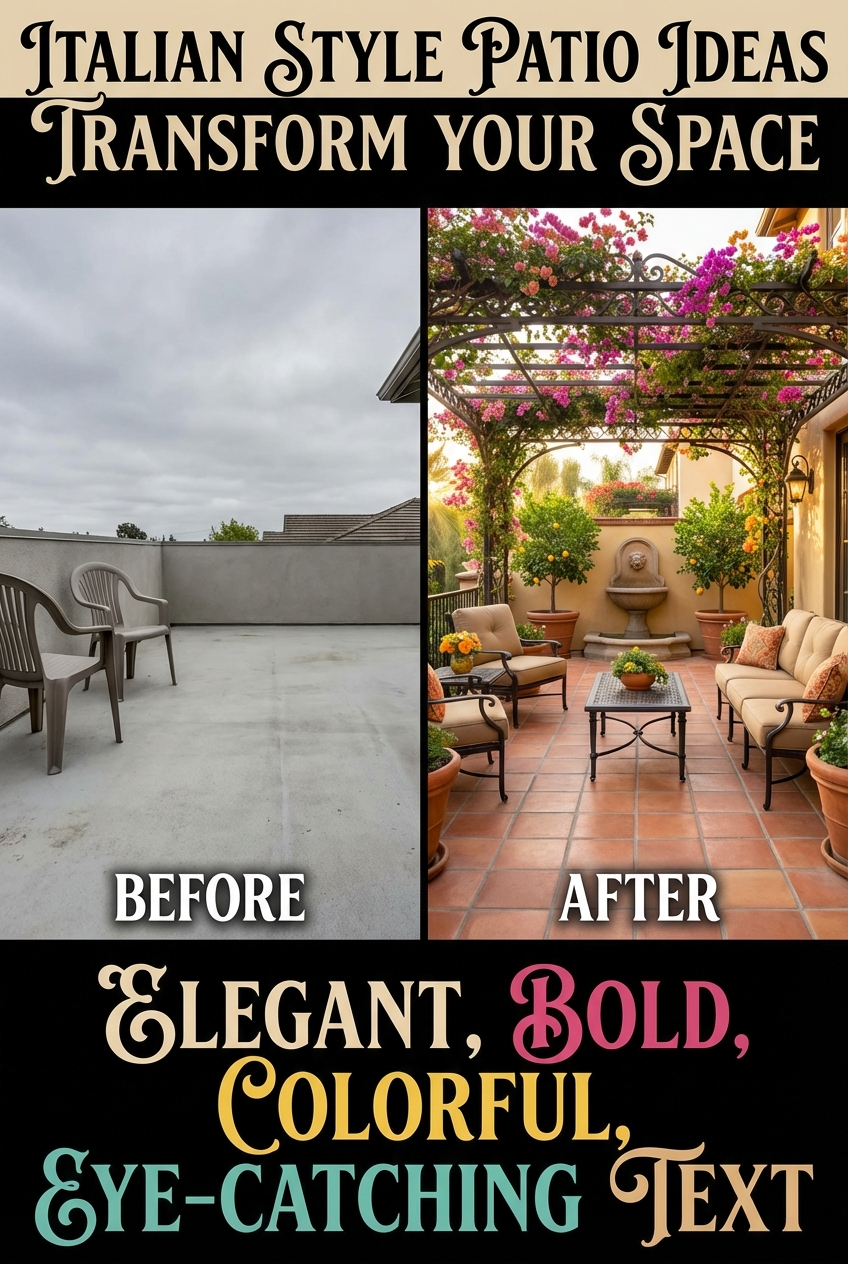 Italian Style Patio Ideas Transform Your Space - photo 5