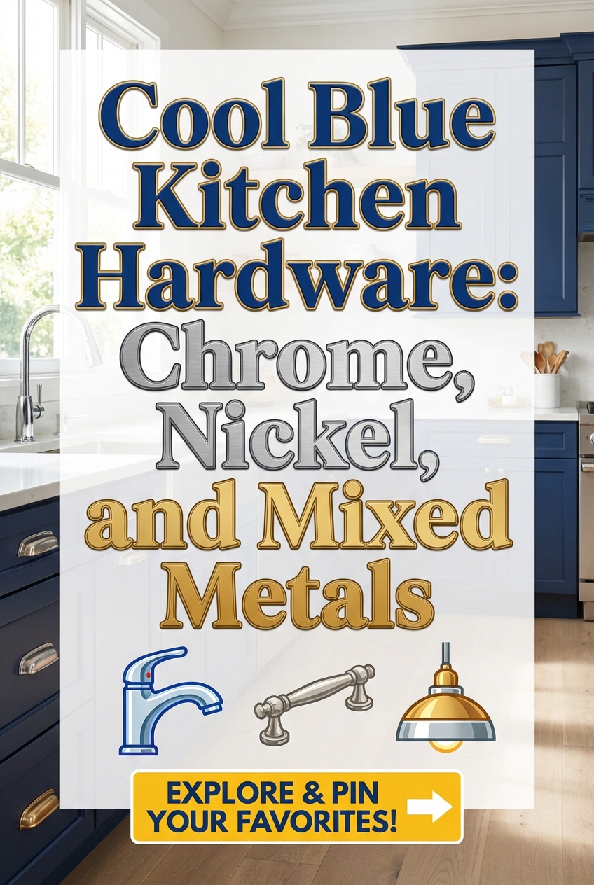 Cool Blue Kitchen Hardware: Chrome, Nickel, and Mixed Metals - photo 2