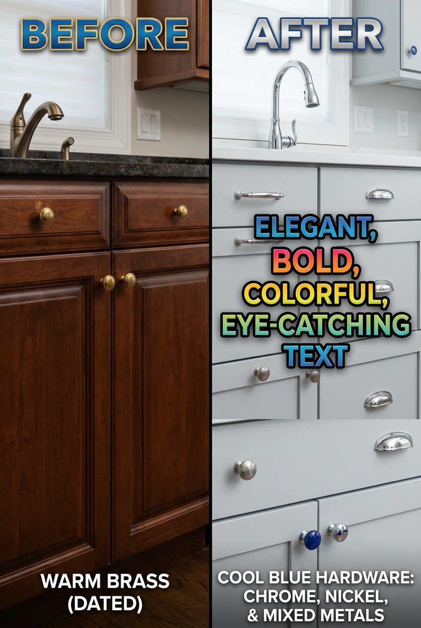 Cool Blue Kitchen Hardware: Chrome, Nickel, and Mixed Metals - photo 5
