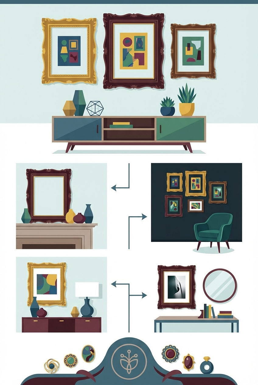 How to Style Antique Frames in a Modern Home (Brooched Edition) - photo 4