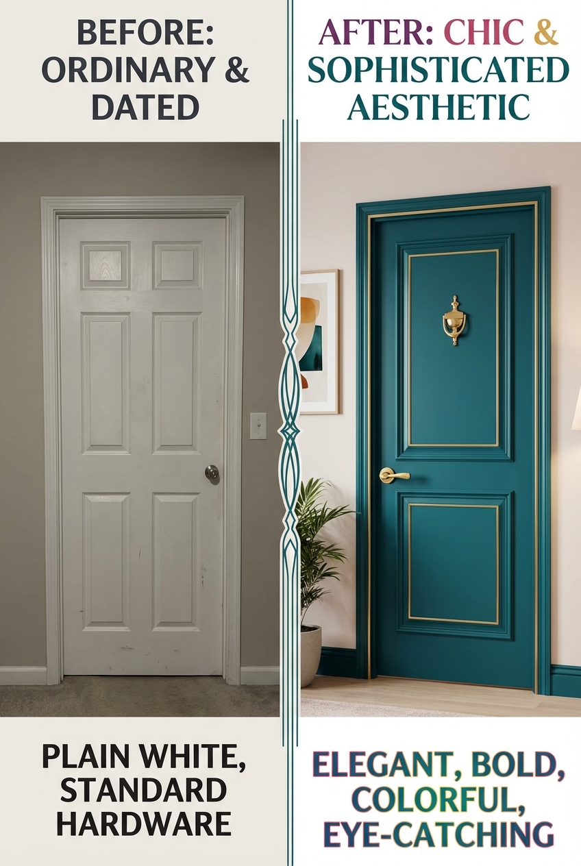 Bedroom Door Painting Ideas for a Chic Aesthetic - photo 5