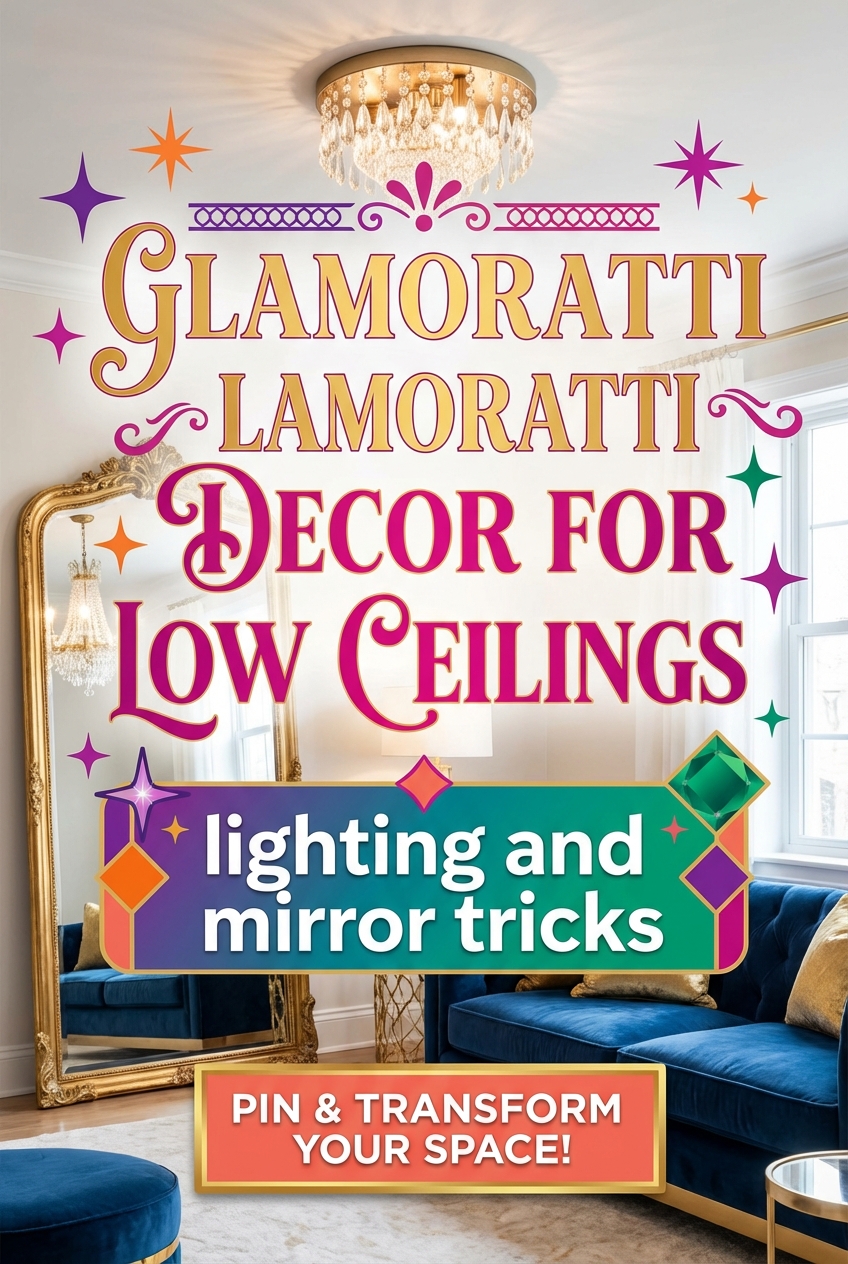 Glamoratti Decor for Low Ceilings: lighting and mirror tricks - photo 2