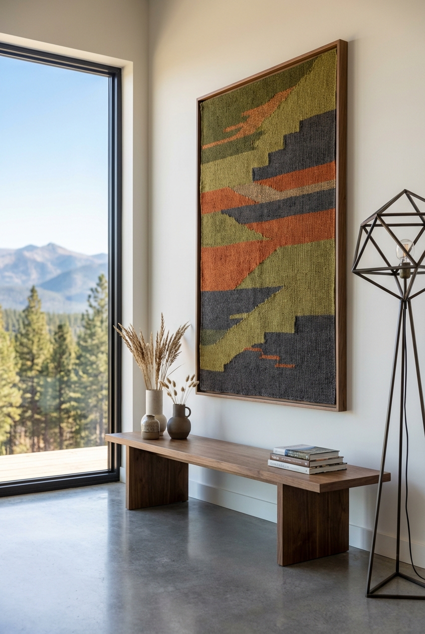 Darecations Decor for Minimalists: subtle outdoorsy texture, clean lines