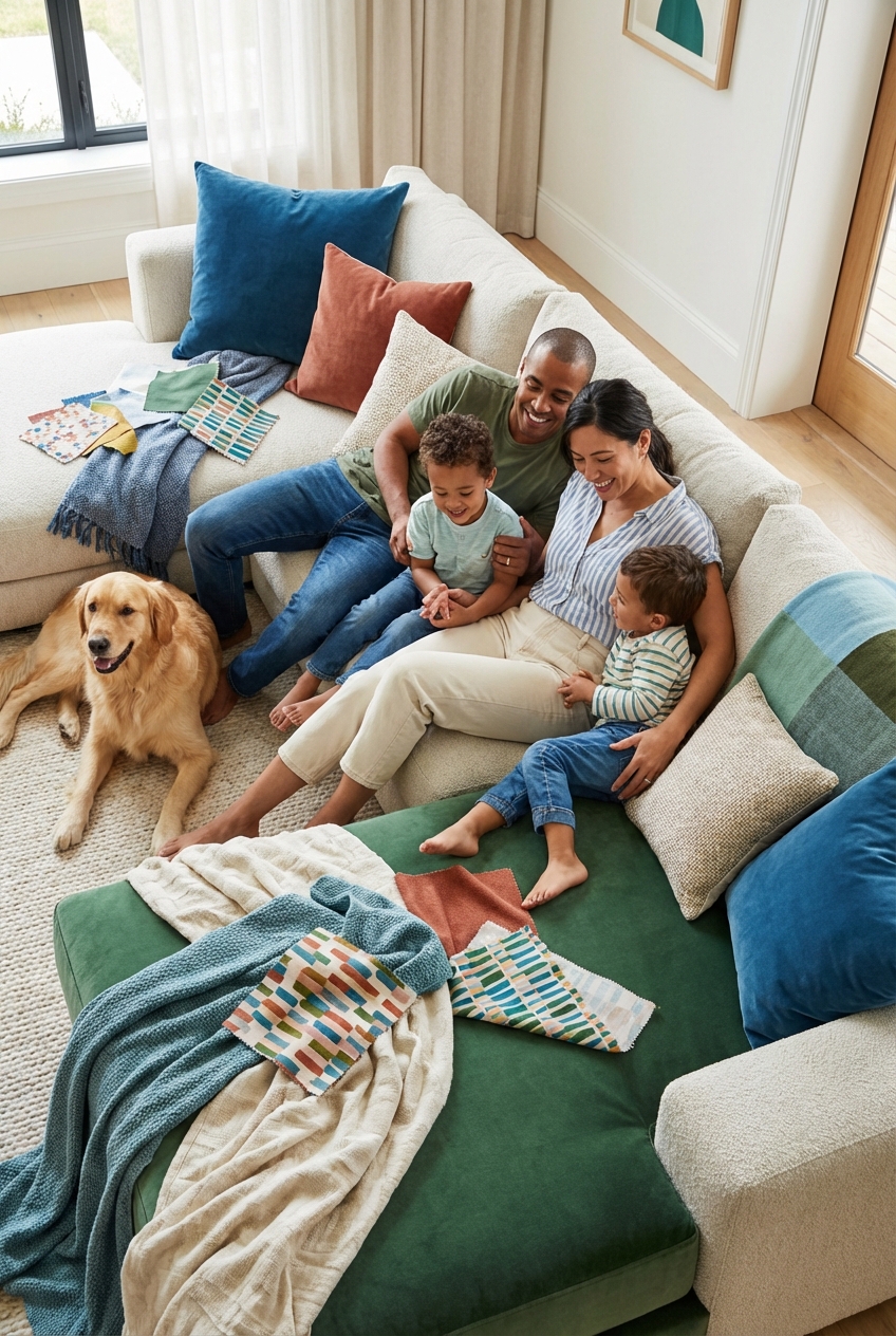 Best Fabrics for Families: durable, easy-care, and stylish