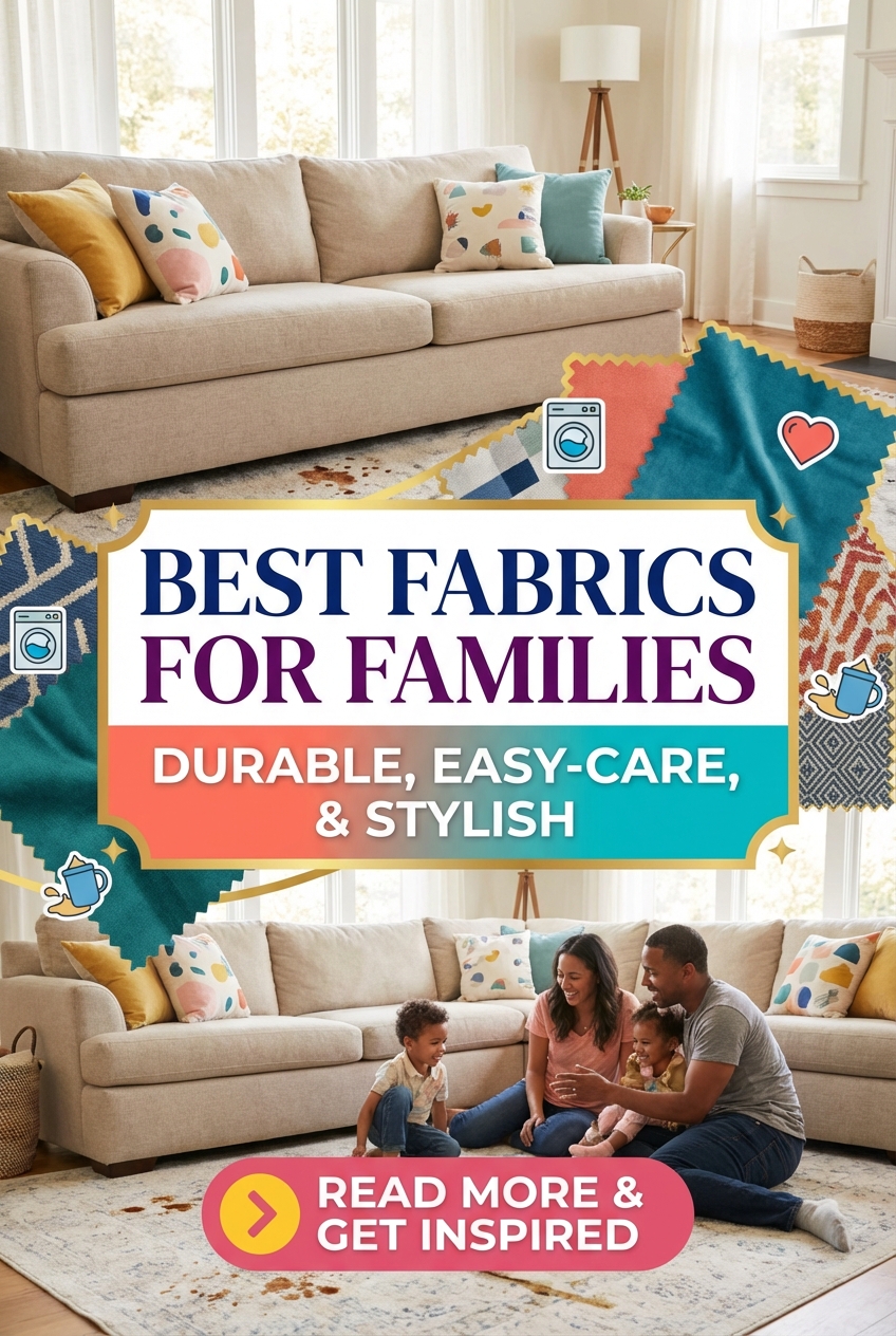 Best Fabrics for Families: durable, easy-care, and stylish - photo 2