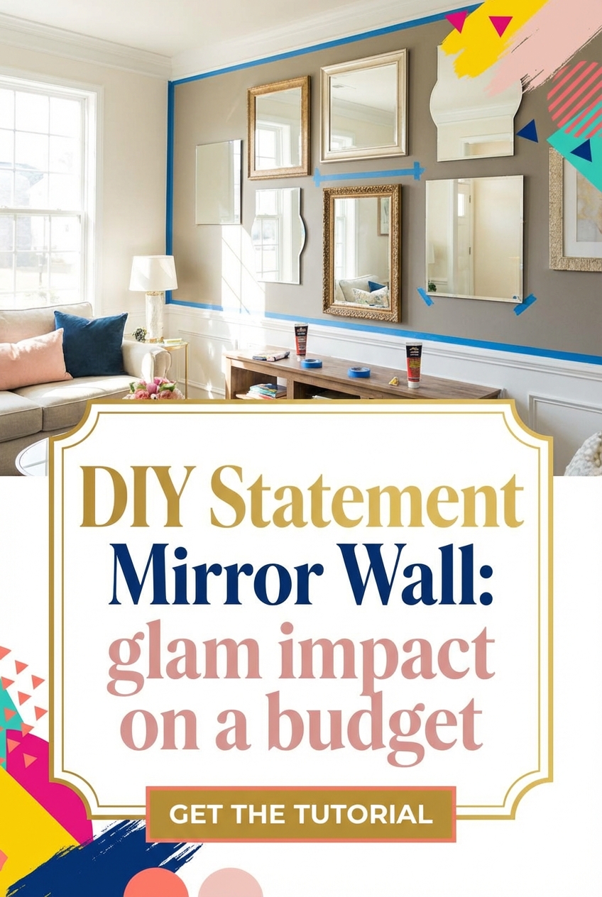 DIY Statement Mirror Wall: glam impact on a budget - photo 2