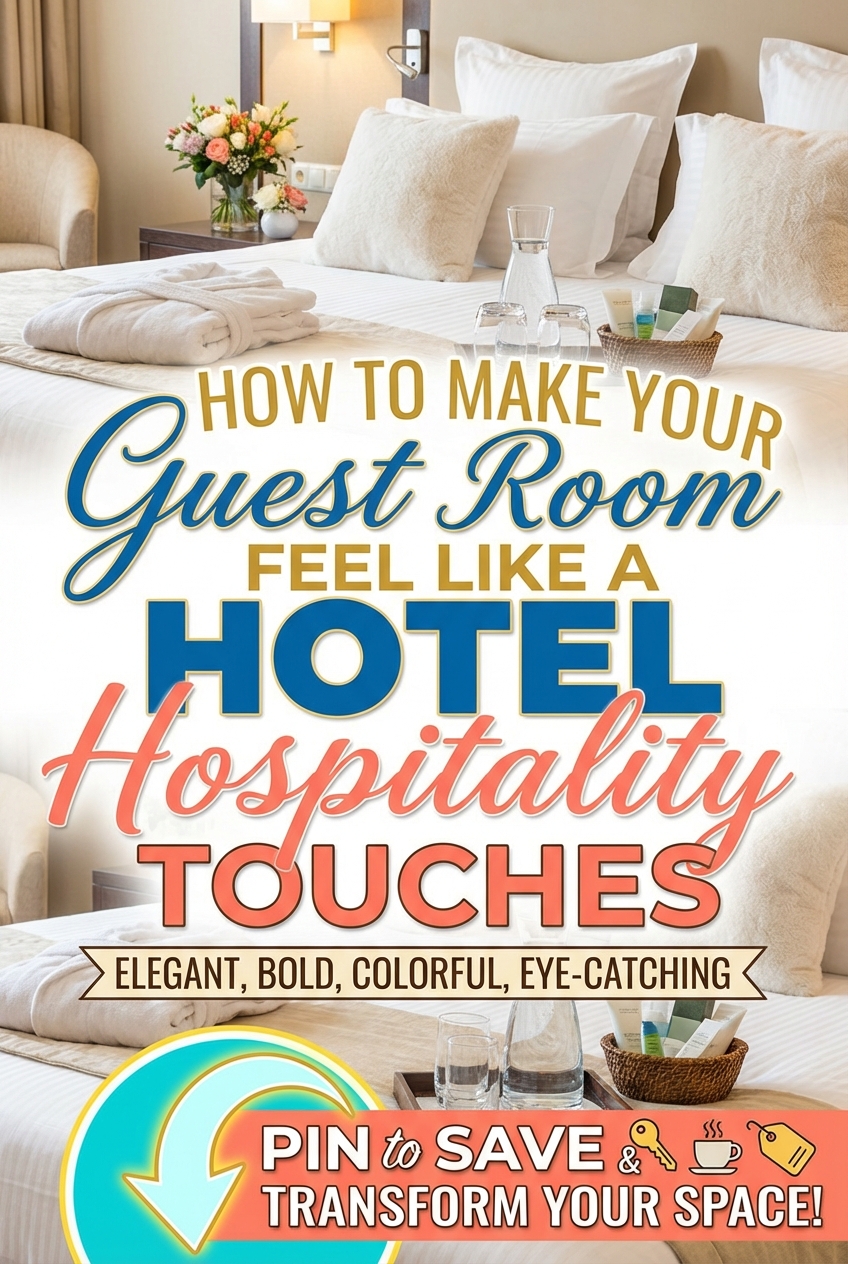 How to Make Your Guest Room Feel like a Hotel Hospitality Touches - photo 2