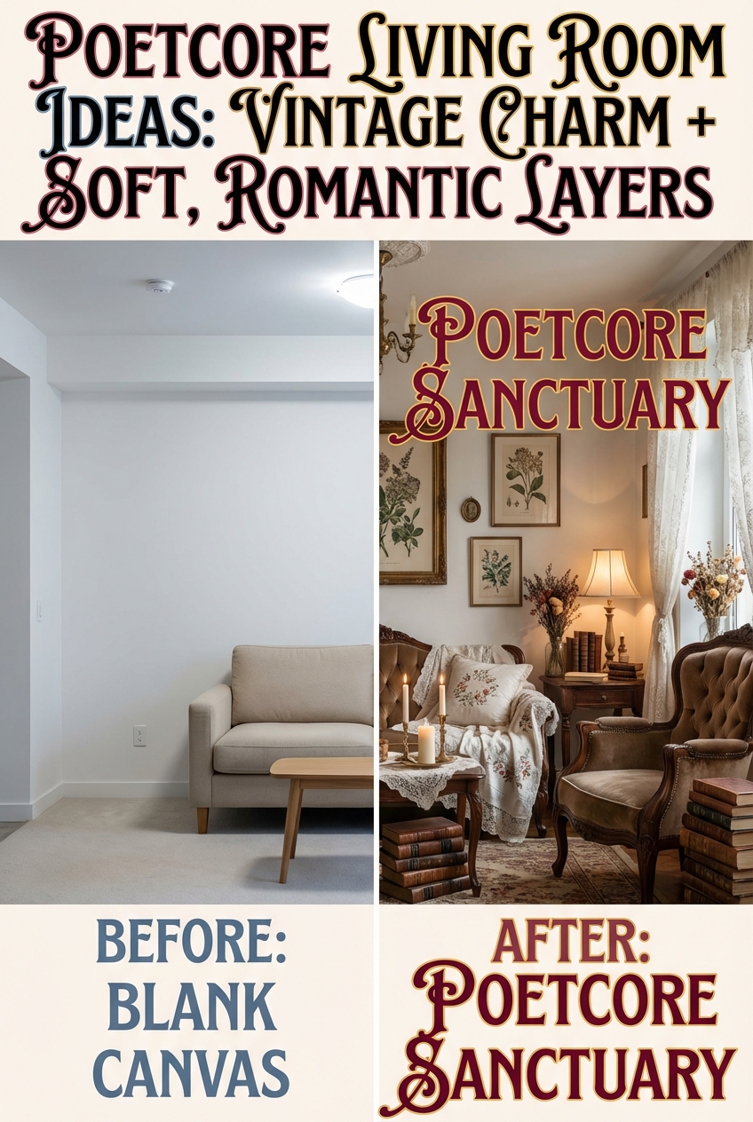 Poetcore Living Room Ideas: Vintage Charm + Soft, Romantic Layers - photo 5
