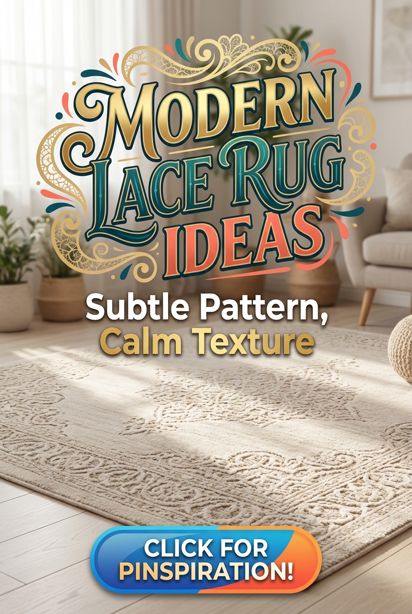 Modern Lace Rug Ideas: Subtle Pattern, Calm Texture - photo 2