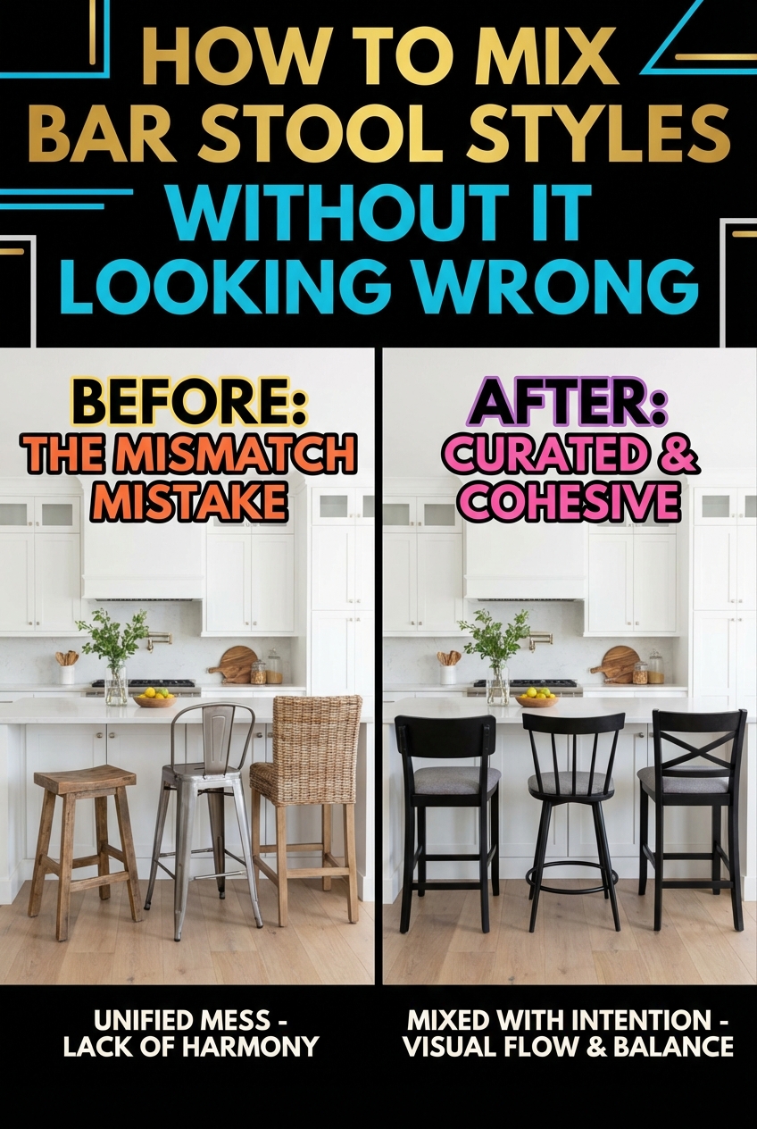 How to Mix Bar Stool Styles Without It Looking Wrong - photo 5