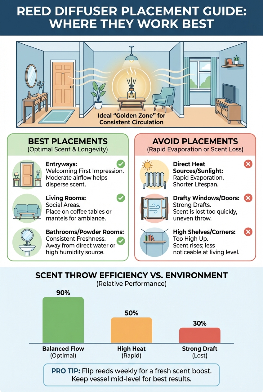 Reed Diffuser Placement Guide: Where They Work Best - photo 3