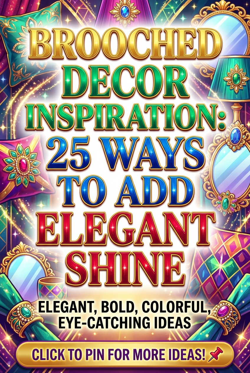 Brooched Decor Inspiration: 25 Ways to Add Elegant Shine - photo 2