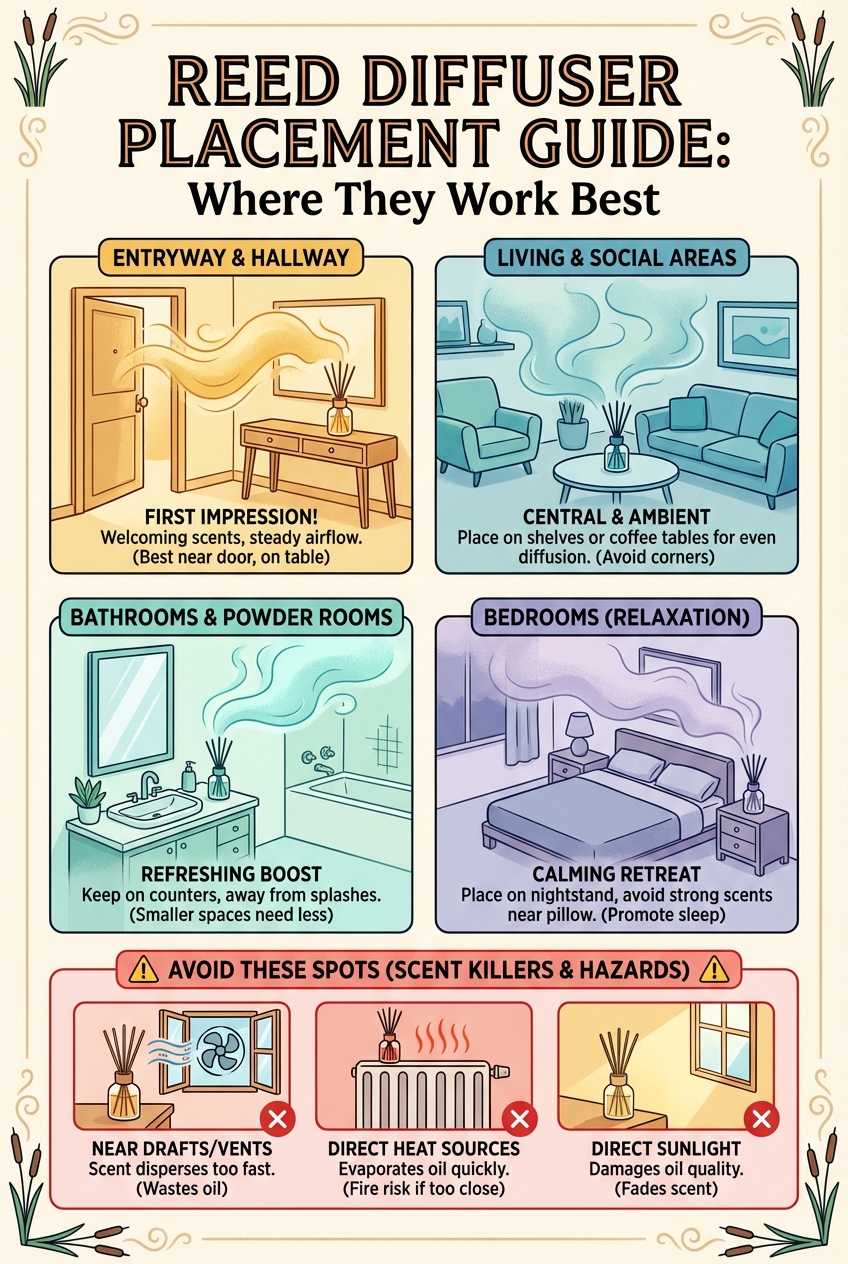 Reed Diffuser Placement Guide: Where They Work Best - photo 4